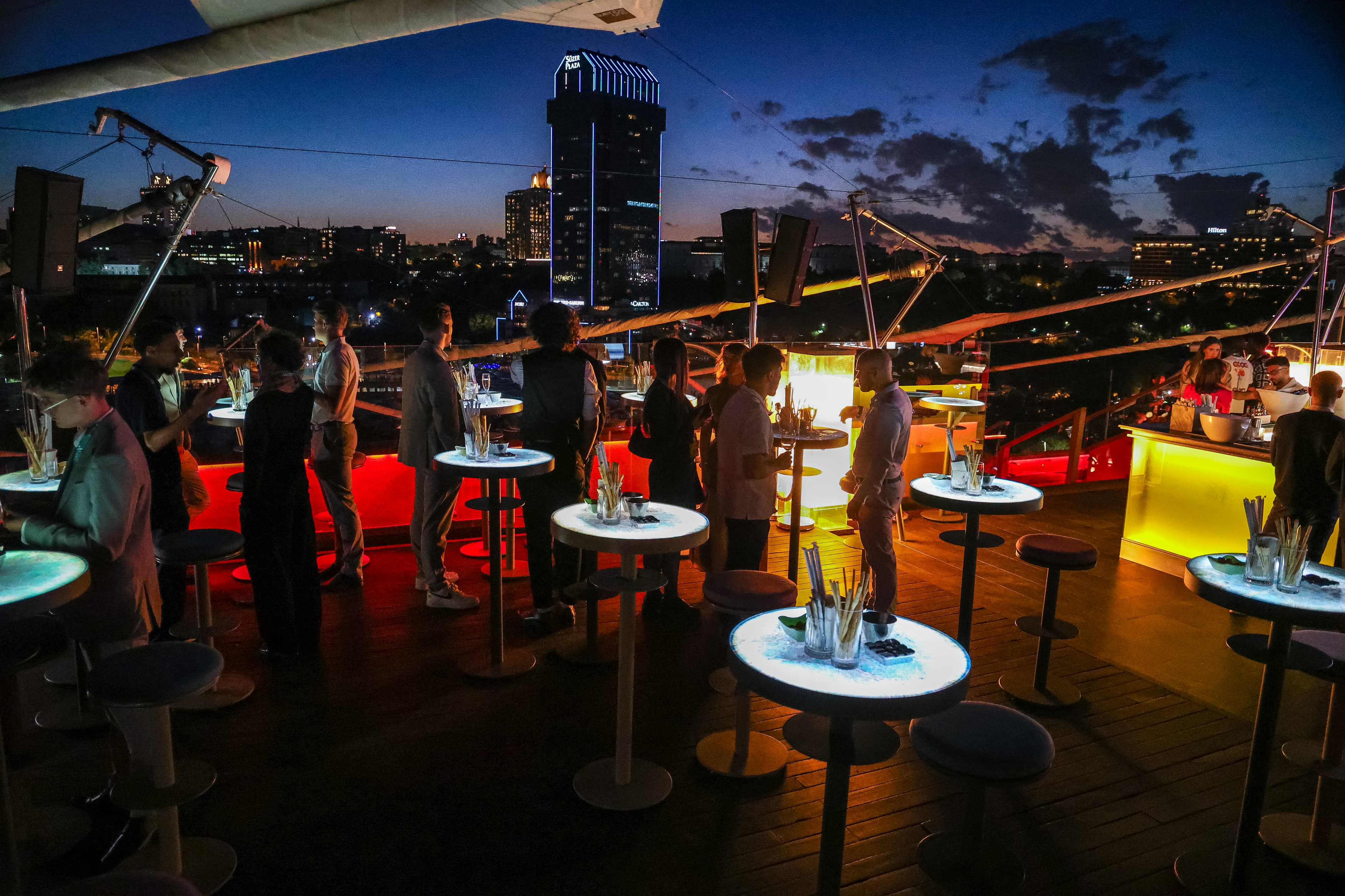 NLS OPTIMA team at a gala event